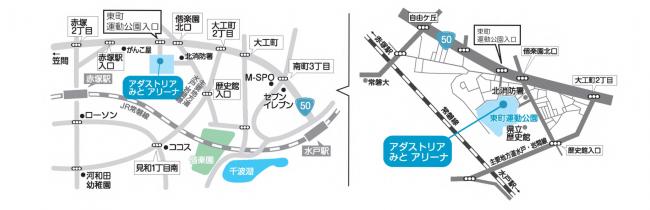 東町運動公園パンフ地図抜粋