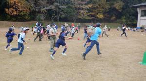 スカウト大会　玉入れ鬼ごっこ1