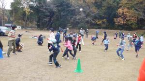 スカウト大会　玉入れ鬼ごっこ2