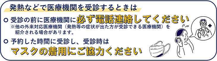 医療機関を受診するときはの画像
