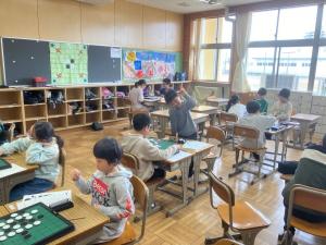 オセロ講座 対局の様子