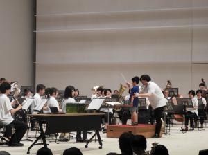 吹奏楽演奏会　あなたも名指揮者コーナー