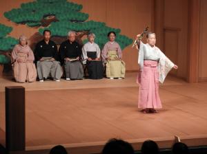 謡と仕舞の会の様子