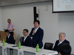 0720　市長歓迎式　市長あいさつ