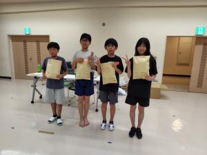 0720　オセロ大会　表彰の様子