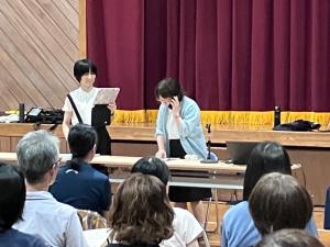 通信訓練の様子