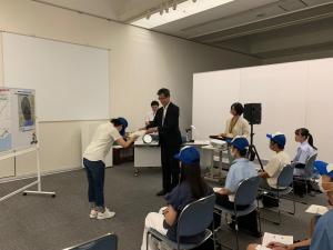 広島平和記念資料館館長を表敬訪問