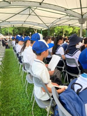 平和記念式典へ参列