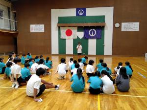 0823　歓迎交歓会　お礼のことば