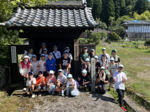 0824　旧新保本陣見学　集合写真