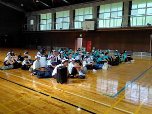 0825　少年自然の家退所式　全体