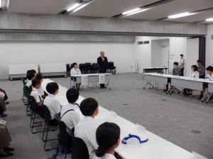 0901　報告会　関係団体よりねぎらいの言葉