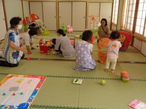 わたり子育て広場の風景