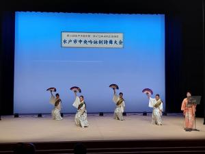 吟詠剣詩舞大会の様子
