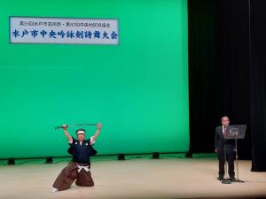 吟詠剣詩舞大会の様子