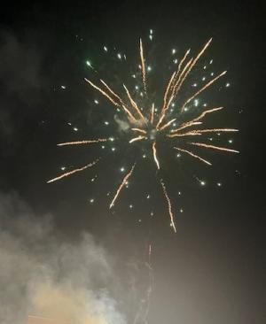 よしざわ祭り花火の写真