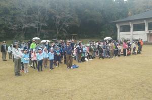 1117スカウト大会　開会式　整列の様子