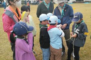 1117スカウト大会　午前プログラム　わっかゲーム2