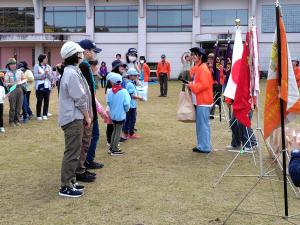 1117スカウト大会　閉会式　表彰