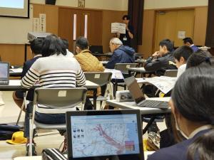 作成中の様子