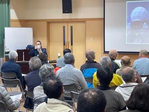 水戸地方気象台の防災気象官による講話
