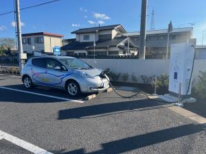 充電中