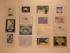 小中学校美術展覧会の様子