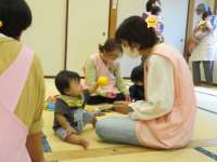 託児の様子の写真
