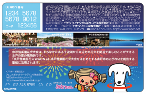 WAON裏面