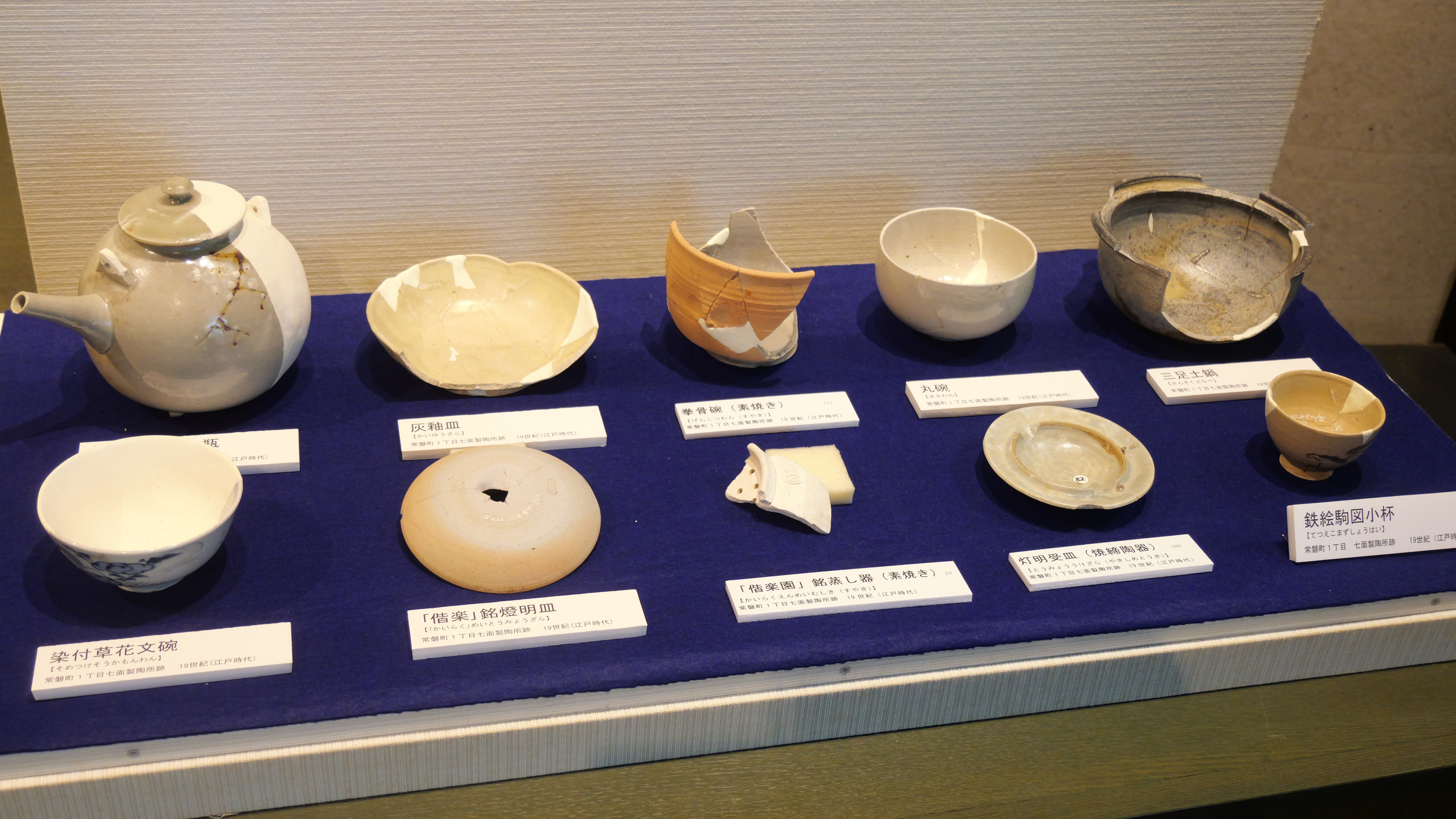 発掘調査で出土した製品