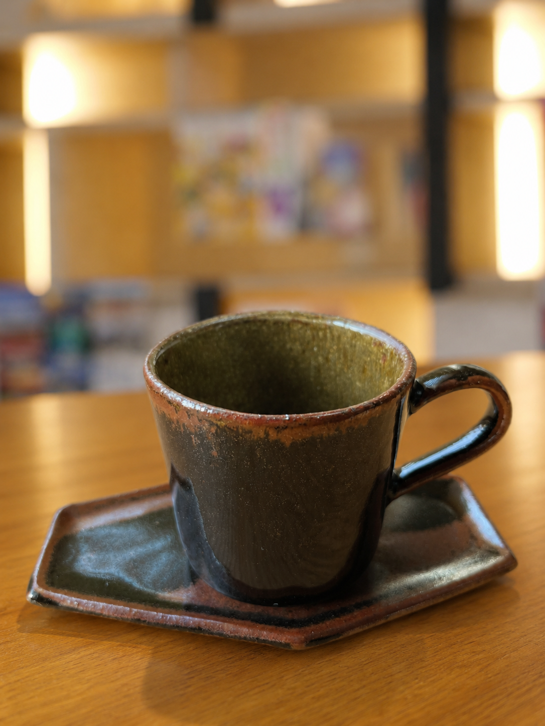 鉄砂黒コーヒーカップ