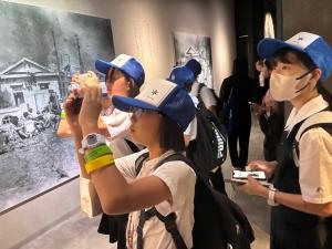 平和記念資料館見学