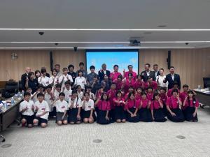 市長歓迎式様子