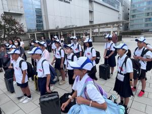 出発のつどいの様子