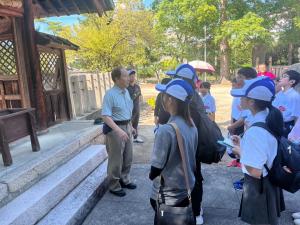 松原神社での様子