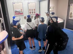 山車会館での様子