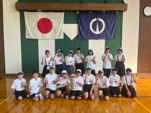 退所式の様子