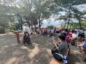 金崎宮での様子1