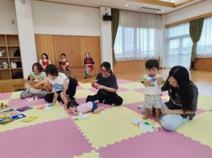 積み木作成様子写真①