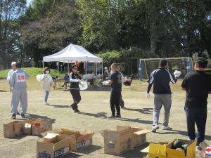 大人気競技、お野菜くださいなの様子