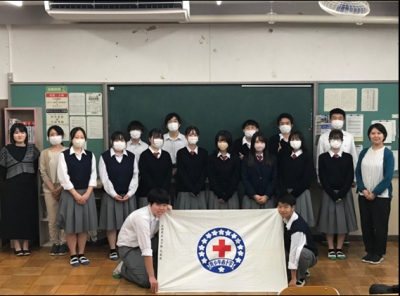 水戸桜ノ牧高校JRC部の写真です